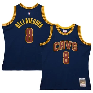 Men's Mitchell & Ness Matthew Dellavedova Navy Cleveland Cavaliers 2015/16 - Imagen 1 de 3