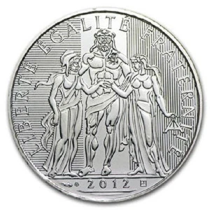 2012 France French 10 Euro "Hercules" 10 g gram .500 Silver Coin - Picture 1 of 6
