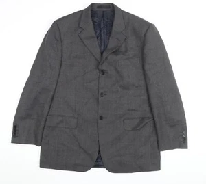 Marks & Spencer Men's Grey Check Blazer Size 42R - Picture 1 of 12