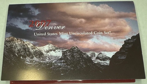 2007-D Denver Mint Uncirculated 14 Coin Set Cover