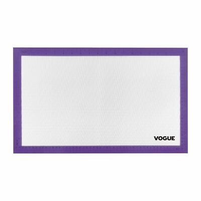 Vogue Allergens Non Stick Baking Mat In White / Purple - Oven Safe - Silicon • 36.07£