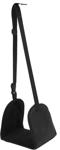 Ergonomic Airplane Footrest Foot Hammock Comfort Travel Accessory Black - Bild 1 von 9