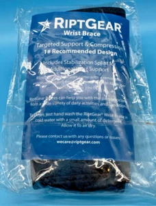 RiptGear "Right Wrist" Brace Support Compression Stabilization Adjustable NEW - Picture 1 of 9