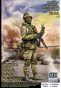 Master Box 24085 soldado ucraniano, defensa de Kiev, marzo de 2022 kit #1 - Imagen 1 de 2