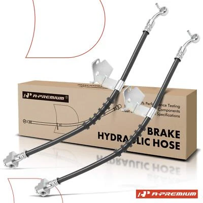 2x Manguera hidráulica de freno delantera derecha y derecha para Ford Fusion 10-12 Lincoln Mkz Mercury Foto 1 de 4
