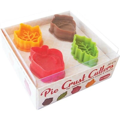 Talisman Designs Formas de Outono Cortador de Crosta de Torta/Selos Decorativos - Conjunto de 4  - Imagem 1 de 4