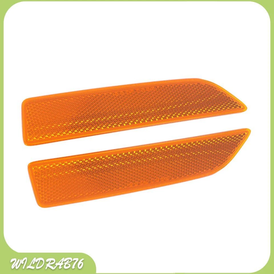 2 piezas reflector de cubierta de parachoques delantero lado izquierdo y derecho apto para BMW X3 E83 2007-2010 Foto 1 de 4