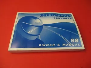 OEM ORIGINAL OWNERS MANUAL HONDA 1998 CBR900RR - Bild 1 von 2
