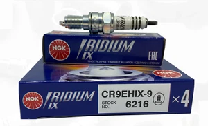 Paquete de 4 actualizaciones genuinas NGK Iridium IX CR9EHIX-9 de CR9EH-9 - Imagen 1 de 1
