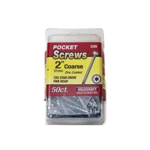 Milescraft 2" Pocket Screws - Coarse (50 Pack) - Picture 1 of 3
