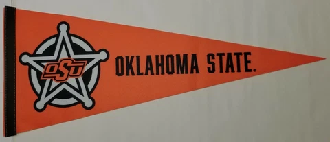 Oklahoma State University Cowboys Pennant Discontinued OSU Sheriff's Badge Logo Cover