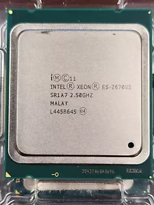 Intel Xeon E5-2670v2 SR1A7 10-Core 2.5GHz 25MB 115W LGA2011 CPU - Picture 1 of 1