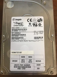 Seagate ST118202LC 3.5” 18GB 80 Pin 10K Hot Swap Hard Drive - Picture 1 of 4