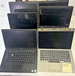 (LOT OF 6) Dell Latitude XPS 13 7490 5410 5470 5440 NO SSD NO RAM - FOR PARTS - Picture 1 of 21