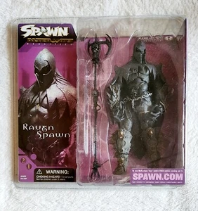 Figura de acción Spawn Raven Spawn, realidades alternativas, 2002 Todd McFarlane, nueva - Imagen 1 de 7