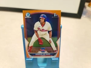2023 Bowman Chrome 1st MARCUS LEE SANG /25 Orange Phillies BCP-126 - Picture 1 of 6