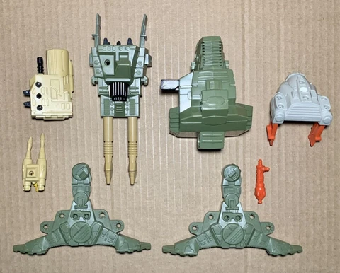 Vintage 1986 Kenner Centurions Parts Lot Detonator Skybolt Rockwell McCloud Cover