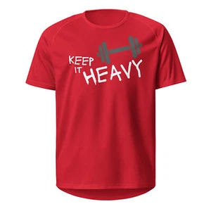 Keep It Heavy Unisex Sporttrikot Gym Wear - leicht, atmungsaktiv - Bild 1 von 11