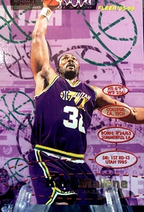 1995-96 Fleer #188 Karl Malone Utah Jazz HOF " MINT " CONDITION - Bild 1 von 2