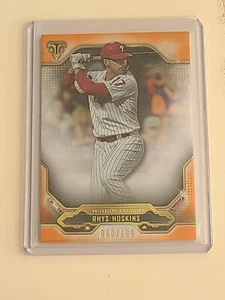 2020 Topps Triple Threads Rhys Hoskins Amber Parallel Base Set Card #68 /199 - Picture 1 of 1