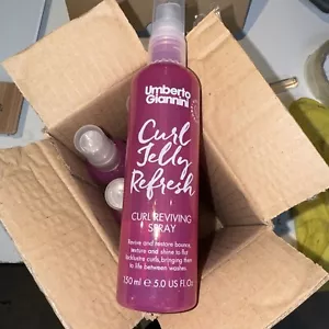 6 x Umberto Giannini CURLY JELLY REFRESH Curl Reviving Spray 150ml - Picture 1 of 3
