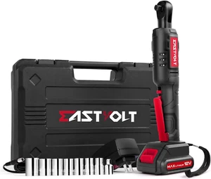 12V Cordless Electric Ratchet Wrench Set, 3/8 Inch 35 Ft-Lbs Power Wrench Tool K - Picture 1 of 10