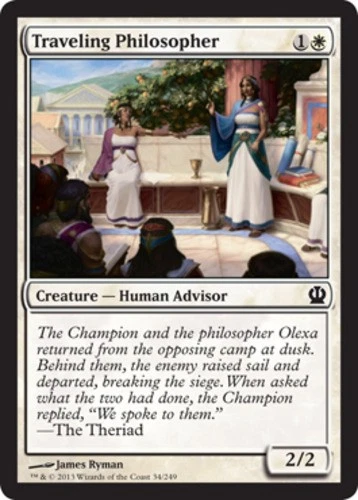 Traveling Philosopher - Theros #34/249 MTG Magic The Gathering - Image 1 of 1