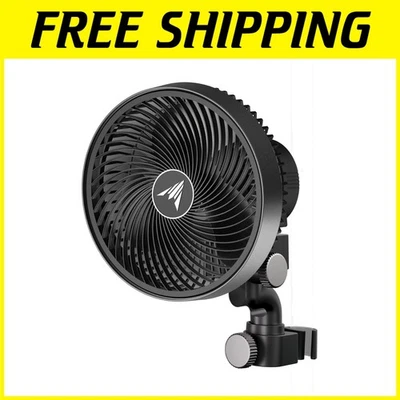 6" Clip-On Fan for Grow Tents - Weatherproof, Manual Swivel - Image 1 of 4