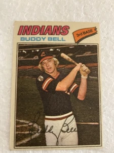 1977 Topps Cloth Sticker Buddy Bell FREE SHIPPING - Picture 1 of 2