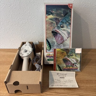 Get Bass ASCII Fishing Controller HKT-8700 SEGA Dreamcast DC Japan Box Manual - Image 1 of 4