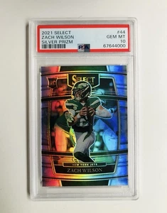 2021 Select ZACH WILSON Concourse Silver Prizm RC #44 PSA 10 GEM MINT - Picture 1 of 2