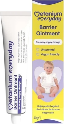 BRANDED Metanium Everyday Barrier Ointment Nappy Rash Protection 40g