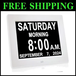 Wall Mounted Alarm Clock for Seniors with Multiple Alarms - Picture 1 of 9