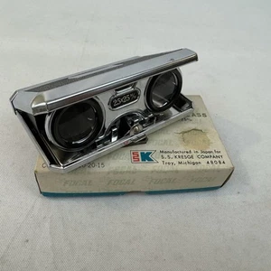 Vintage S. S. Kresge (Kmart) Focal Folding Opera Glass, 2.5 x 25mm Fast Ship - Picture 1 of 14