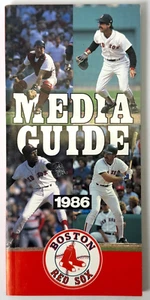 Boston Red Sox 1986 Media Guide Book, Buckner, Boyd, Wade Boggs on cover - Picture 1 of 5