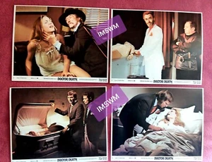 Set of four DOCTOR DEATH color 8x10 stills, cardboard stock. Horror movie - Picture 1 of 5