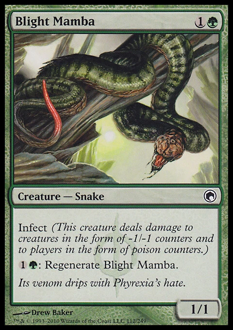 Magic the Gathering MTG Blight Mamba (112) Scars of Mirrodin   LP - Image 1 of 1