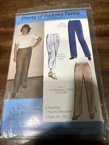 Saf-T-Pockets Plenty Of Pockets Pants Pattern #2010 New - Picture 1 of 2