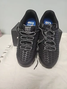 NEW NIB Timberland Pro Powertrain  Sport SD+  9 Alloy Safety Toe BLACK BOOT SHOE - Picture 1 of 10