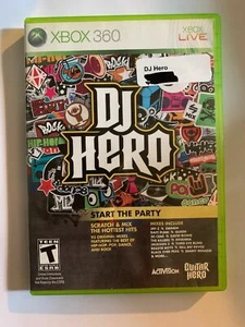 DJ HERO - XBOX 360 - COMPLETE W/ MANUAL - FREE S/H - (T2) - Picture 1 of 1