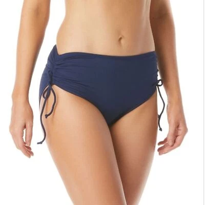 Parte inferior de bikini Beach House cobertura completa azul marino para mujer talla 20W Foto 1 de 4