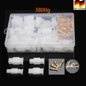 380x Steckverbinder 2-6 Polig Mehrfachsteckverbinder Stecker Buchse KFZ Motorrad - Bild 1 von 9