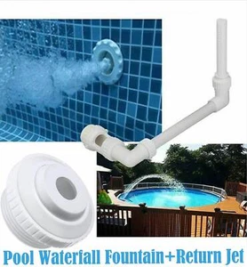 Swimming Pool Waterfall Fountain Nozzle Water Outlet SPA Jet Nozzle Free Ship - Picture 1 of 15