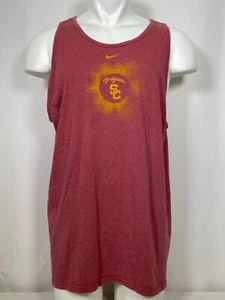 USC Trojans Nike Primetime Legend Lock Up Performance Muscle Tank Top Men's XXL - Picture 1 of 9