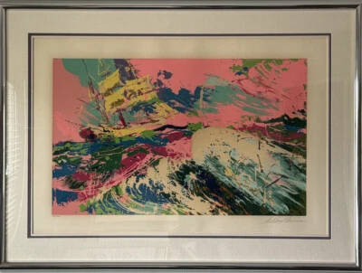 SERIGRAFÍA ORIGINAL LEROY NEIMAN VINTAGE MODERNA ABSTRACTA MOBY DICK FIRMADA CERTIFICADO DE AUTENTICIDAD 77 Foto 1 de 4