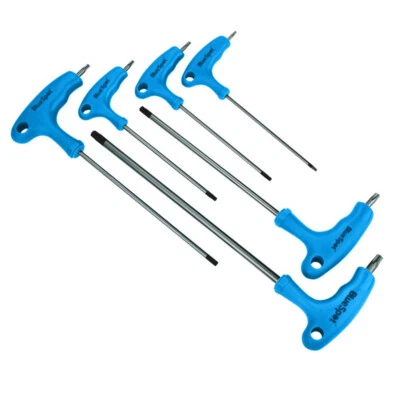 Blue Spot Tools 6 Piece T-Handle Torx Wrench Set T10-140 Chrome Vanadium - Image 1 of 4