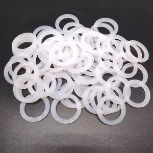500pcs M10 White Nylon Flat Washers - Picture 1 of 4