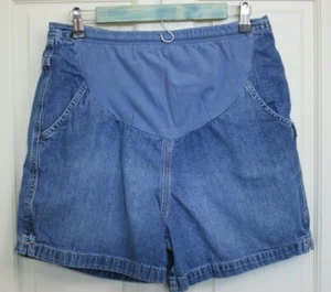 Pantalones cortos de jean de maternidad para mujer talla M 10-22981 - Imagen 1 de 5