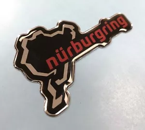 Nürburgring Circuit Aufkleber Aufkleber - 80 mm HOCHGLANZ GEWÖLBTE GEL-OBERFLÄCHE - Bild 1 von 3