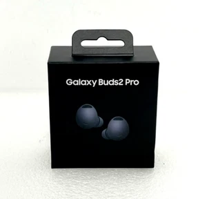 Authentic Samsung Galaxy Buds2 Pro Wireless Earbud Headphones SM-R510 Black, New - Picture 1 of 13